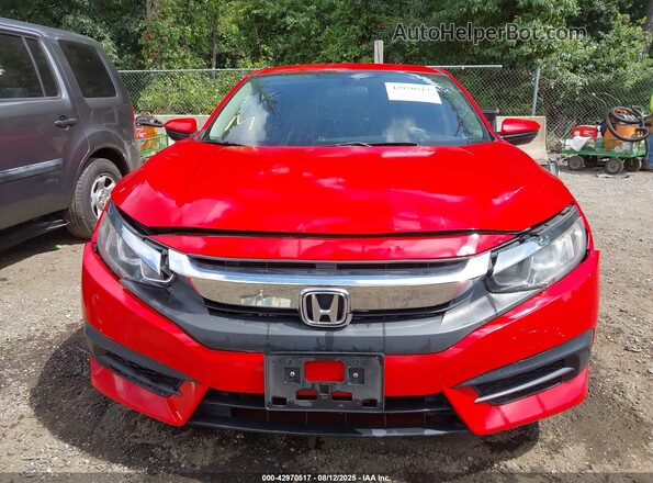 2HGFC2F57JH570723 2018 HONDA CIVIC Red Vista del cuadro de instrumentos
