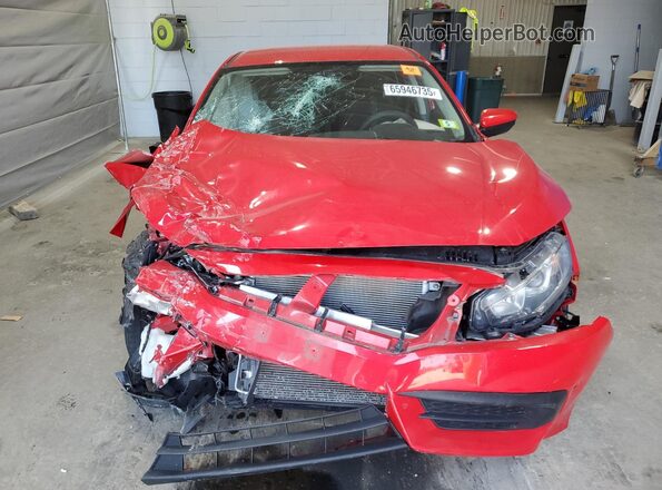 2HGFC2F57JH580264 2018 HONDA CIVIC Red წინა ხედი