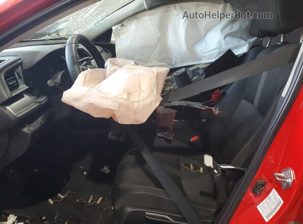2HGFC2F57JH580264 2018 HONDA CIVIC Red წინა სალონის ხედი