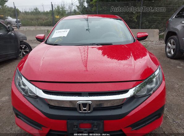 2HGFC2F58JH517593 2018 HONDA CIVIC Red Вид щитка приладів