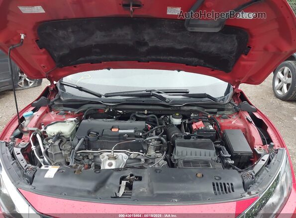 2HGFC2F58JH517593 2018 HONDA CIVIC Red Вид ззаду