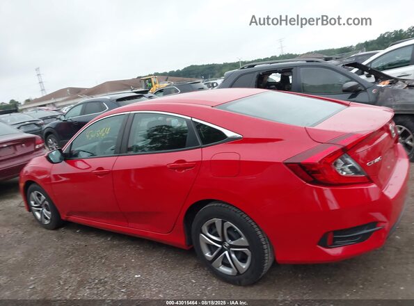 2HGFC2F58JH517593 2018 HONDA CIVIC Red Панорамний вид салону 360°