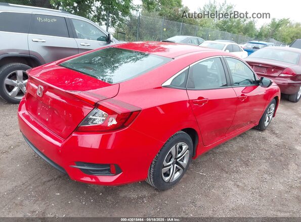 2HGFC2F58JH517593 2018 HONDA CIVIC Red Задня права чверть