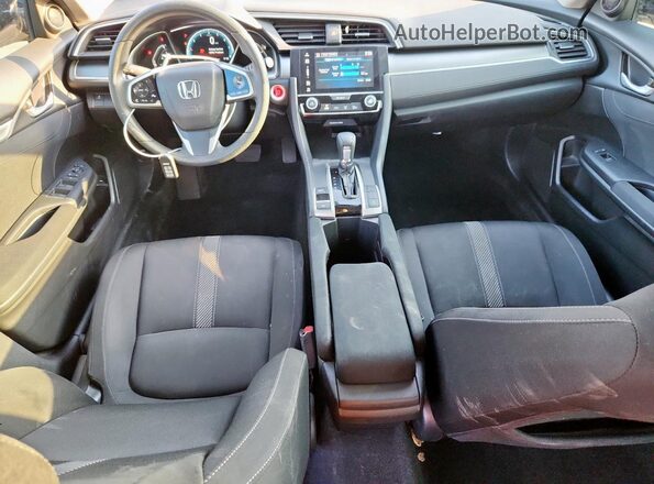 2HGFC2F74JH503448 2018 HONDA CIVIC Black Вид панелі приладів