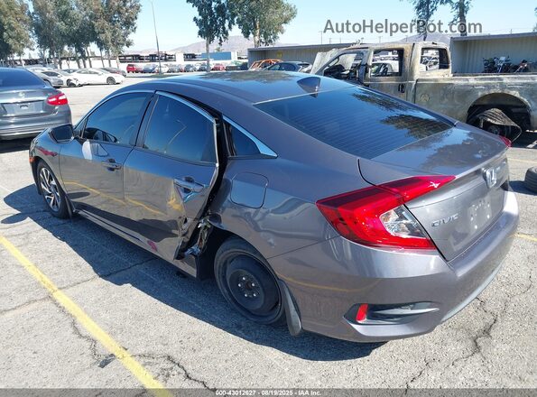 2HGFC2F77JH574000 2018 HONDA CIVIC Gray Задня ліва чверть