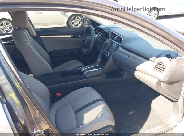 2HGFC2F77JH574000 2018 HONDA CIVIC Gray Вид салону спереду