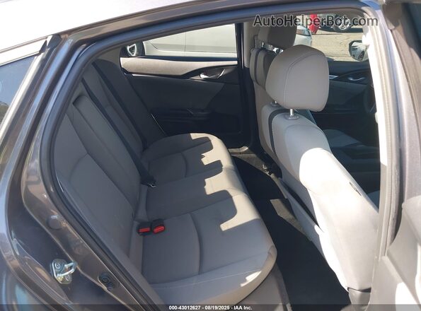 2HGFC2F77JH574000 2018 HONDA CIVIC Gray Вид наклейки з VIN-кодом