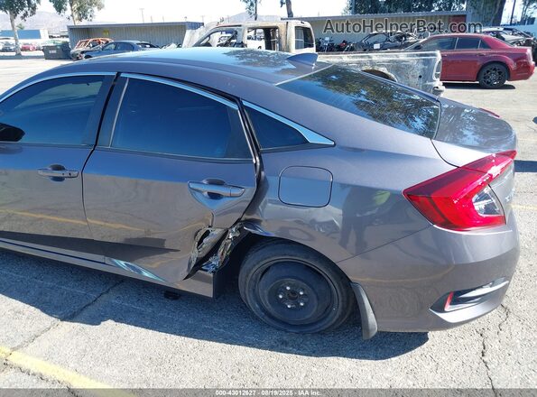 2HGFC2F77JH574000 2018 HONDA CIVIC Gray Вид спереду