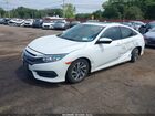 2018 Honda Civic Ex White vin: 2HGFC2F78JH547369