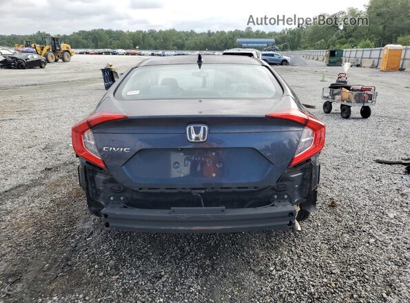 2HGFC2F78JH589377 2018 HONDA CIVIC Blue უკანა ხედი