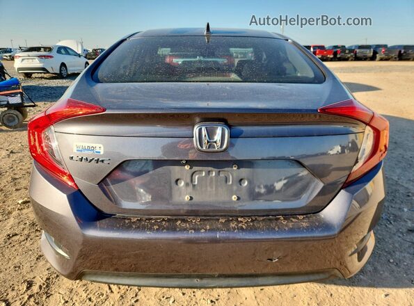 2HGFC2F85JH527458 2018 HONDA CIVIC Gray Вид ззаду