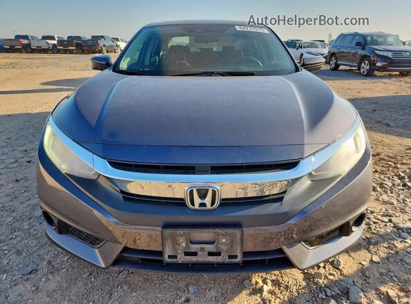 2HGFC2F85JH527458 2018 HONDA CIVIC Gray Вид спереду