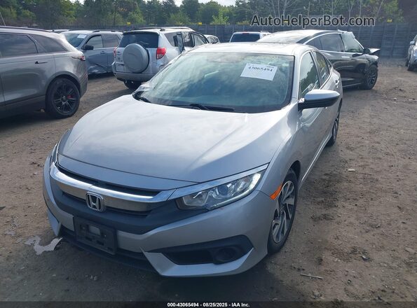2HGFC2F86JH527467 2018 HONDA CIVIC Silver Передня ліва чверть