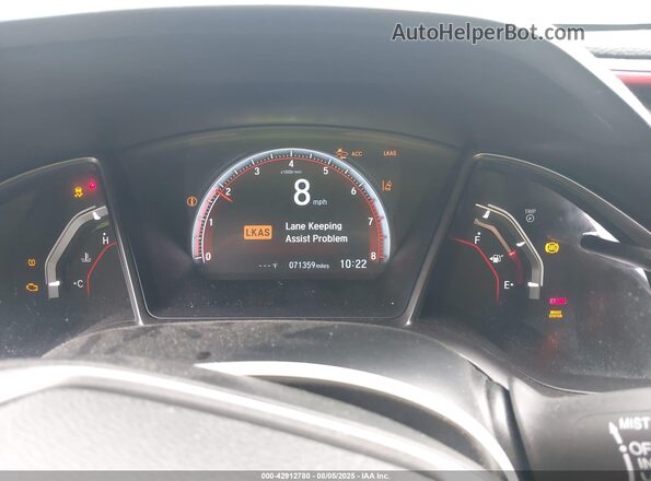 2HGFC3A52LH751292 2020 HONDA CIVIC SI Silver Вид задніх сидінь