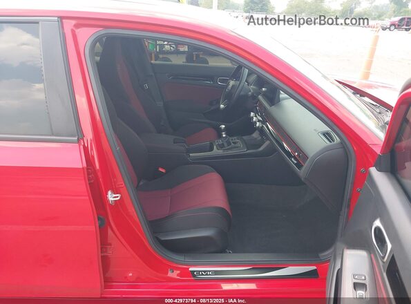 2HGFE1E55RH473876 2024 HONDA CIVIC SI Красный Вид салона спереди