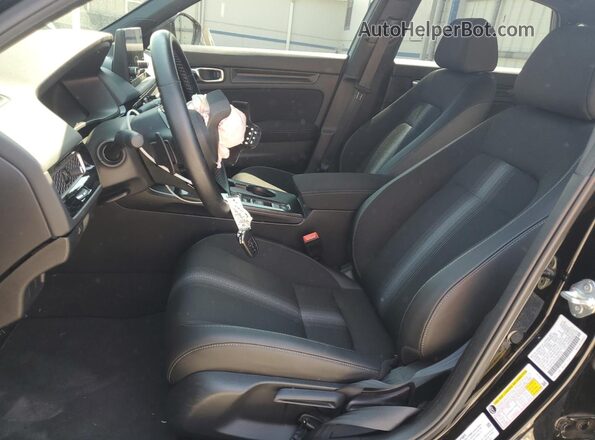 2HGFE2F50SH533122 2025 HONDA CIVIC Black Widok wnętrza z przodu