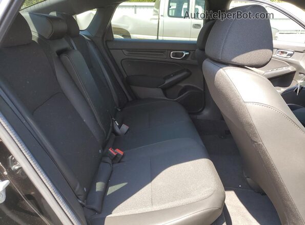 2HGFE2F50SH533122 2025 HONDA CIVIC Black Widok tylnych siedzeń