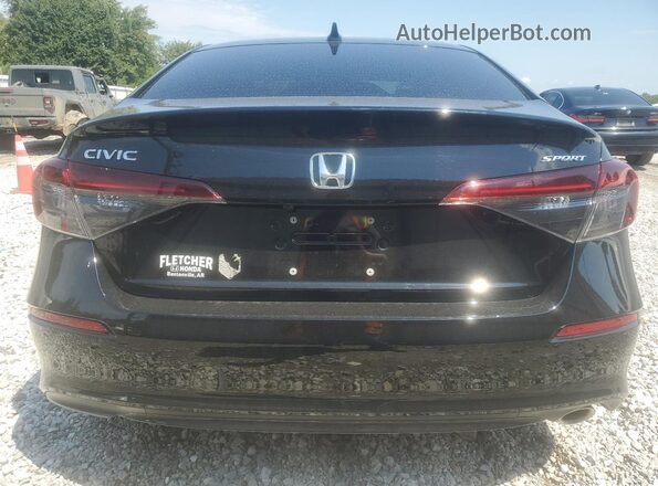 2HGFE2F50SH533122 2025 HONDA CIVIC Black Widok z tyłu