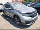 2021 Honda Cr-v Awd Touring Silver vin: 2HKRW2H90MH660987
