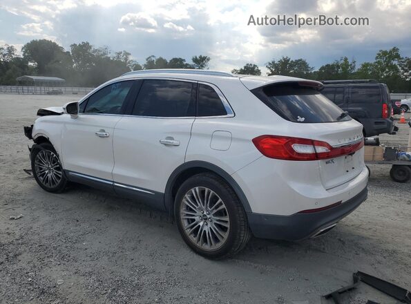 2LMPJ6LR6JBL40312 2018 LINCOLN MKX White Trasero izquierdo