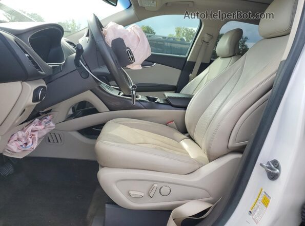 2LMPJ6LR6JBL40312 2018 LINCOLN MKX White Vista interior delantera