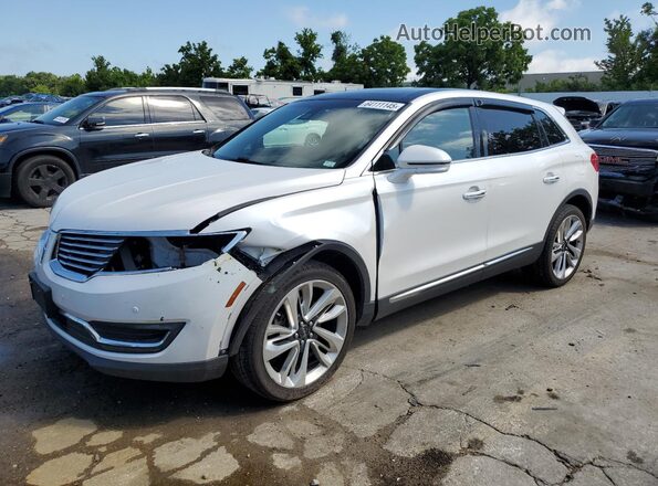 2LMPJ8LPXJBL18291 2018 LINCOLN MKX White Vista tres cuartos delantera izquierda
