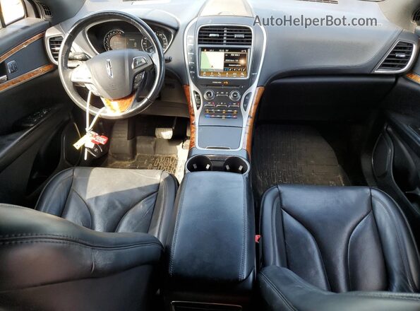 2LMPJ8LPXJBL18291 2018 LINCOLN MKX White Vista del salpicadero