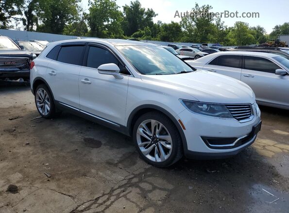 2LMPJ8LPXJBL18291 2018 LINCOLN MKX White Delantero derecho