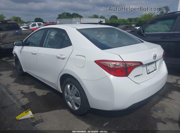 2T1BURHE0JC010603 2018 TOYOTA LL Белый Задняя левая четверть