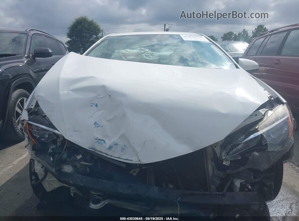 2T1BURHE0JC010603 2018 TOYOTA LL Белый Вид щитка приборов