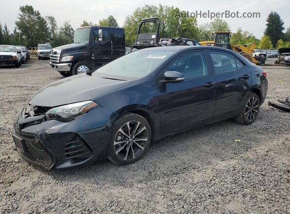 2T1BURHE1JC013591 2018 TOYOTA LL Blue Передня ліва чверть