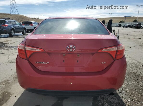2T1BURHE3JC024057 2018 TOYOTA LL Red Vista trasera