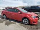 2018 Toyota Corolla L Red vin: 2T1BURHE3JC024057