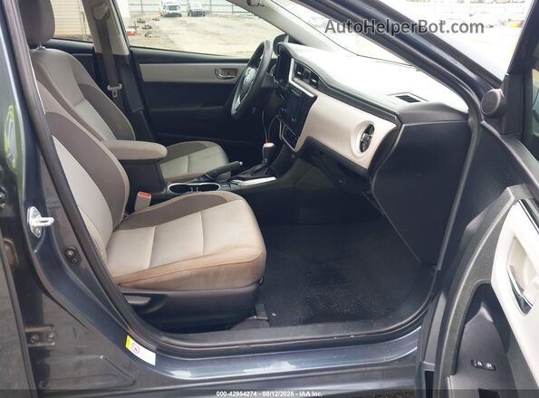 2T1BURHE6JC006300 2018 TOYOTA LL Gray Вид салону спереду