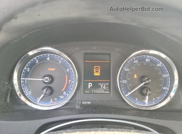 2T1BURHE6JC097844 2018 TOYOTA LL Белый Вид щитка приборов