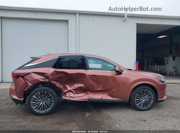 2T2BBMCAXPC005183 2023 LEXUS RX Orange უკანა სალონის ხედი