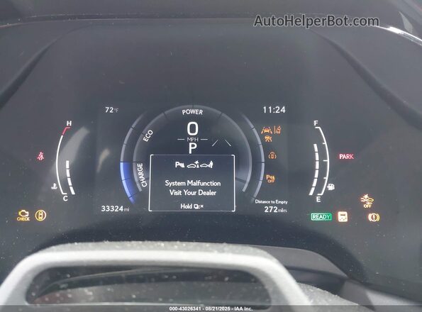 2T2BCMEAXRC015550 2024 LEXUS RX 500H White Հետևի նստատեղերի տեսք