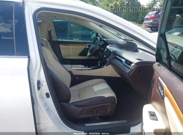 2T2BZMCA0JC147643 2018 LEXUS RX 350 White Widok wnętrza z przodu