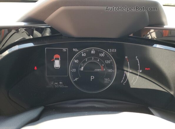 2T2GGCEZ4PC017317 2023 LEXUS NX Blue Widok zestawu wskaźników