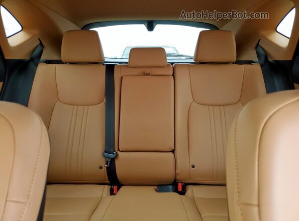 2T2GGCEZ8NC015986 2022 LEXUS NX Red Rear seats view