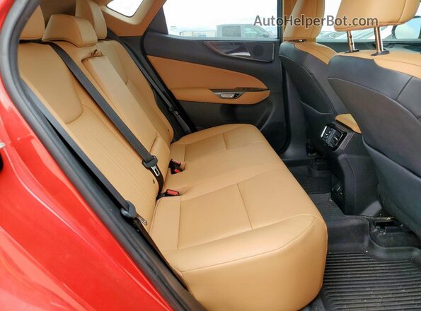 2T2GGCEZ8NC015986 2022 LEXUS NX Red Rear interior view