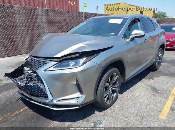 2T2HZMAA3NC246704 2022 LEXUS RX 350 Серый Передняя левая четверть
