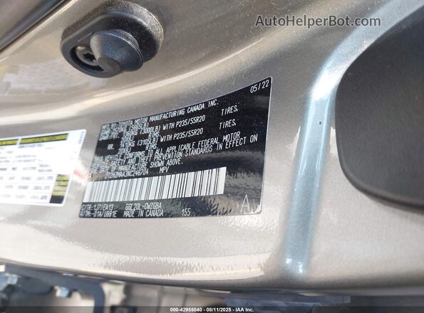 2T2HZMAA3NC246704 2022 LEXUS RX 350 Серый Вид подкапотного пространства