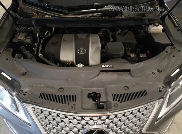 2T2HZMDA1MC303203 2021 LEXUS RX Charcoal Vista del compartimento del motor