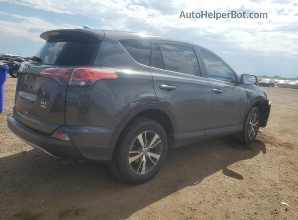 2T3RFREVXJW795666 2018 TOYOTA RAV4 Gray Задня права чверть