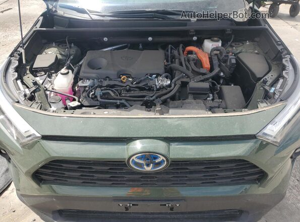 2T3UWRFV4RW188764 2024 TOYOTA RAV4 Зеленый Вид подкапотного пространства