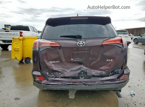 2T3WFREV2JW435665 2018 TOYOTA RAV4 Purple Widok z tyłu