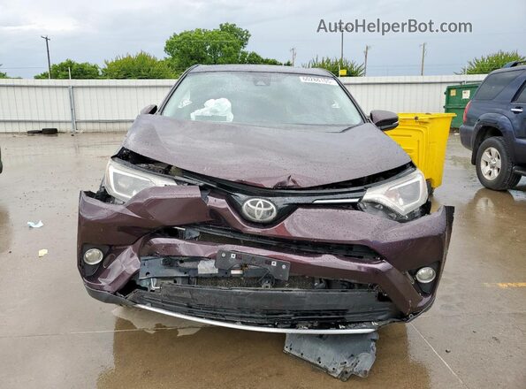 2T3WFREV2JW435665 2018 TOYOTA RAV4 Purple Widok z przodu