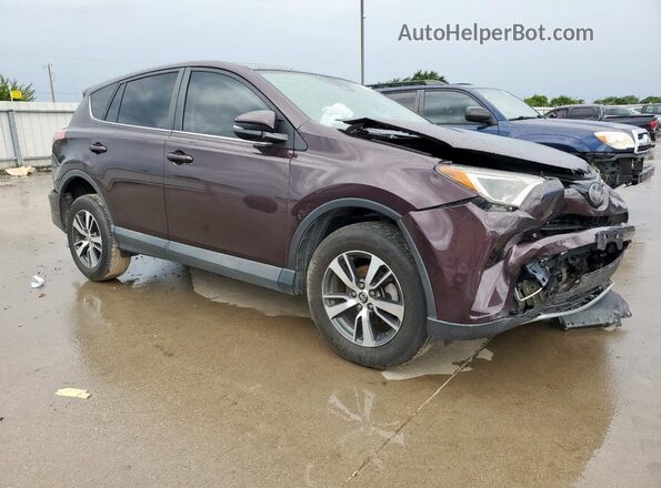 2T3WFREV2JW435665 2018 TOYOTA RAV4 Purple Przód prawy