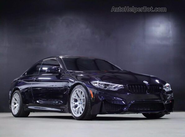 WBS4Y9C57JAA92XXX 2018 BMW M4 Black Przód lewy